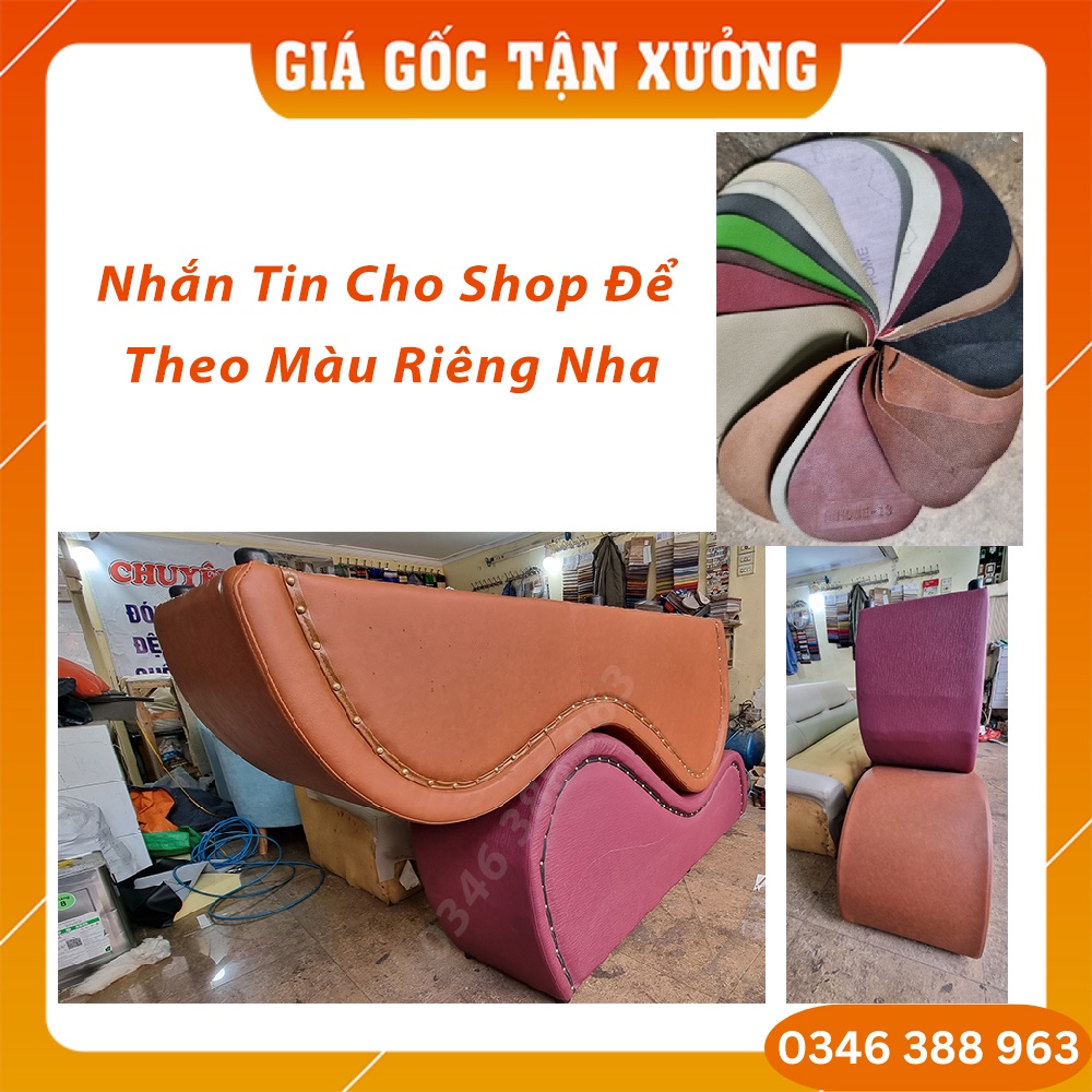[Sản Xuất Theo Yêu Cầu] Ghế Tình Yêu Màu Tím, Ghế Tình Yêu Da Cao Cấp (làm quà tặng đám cưới) | BigBuy360 - bigbuy360.vn