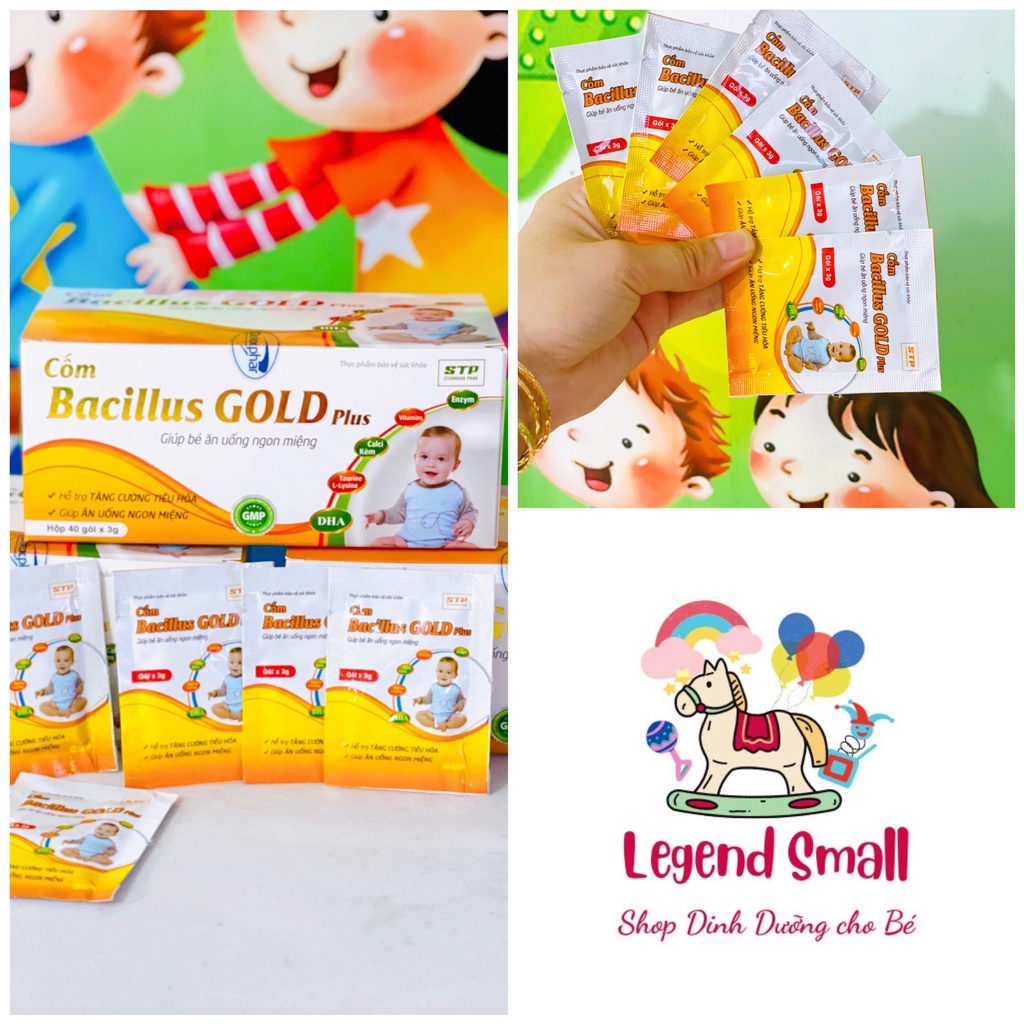 CỐM BACILLUS GOLD PLUS- lô mới date tháng 2/2026 Giúp bé ĂN NGON hỗ trợ tăng cường TIÊU HOÁ