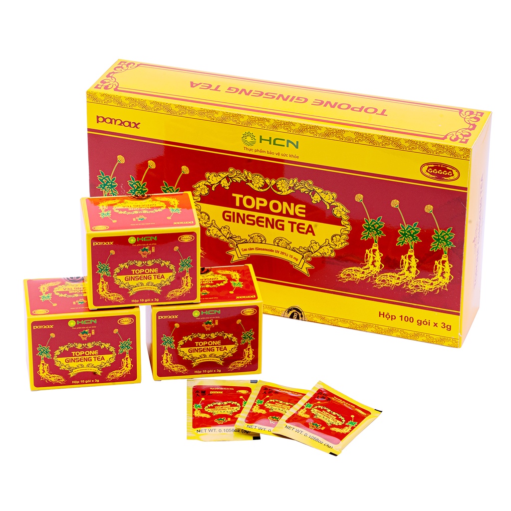 Trà sâm Topone ginseng tea (1 cây 10 hộp 100 gói) bảo quyên mart