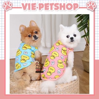 Áo thun ba lỗ chó mèo hình vịt cute | vie petshop