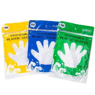 Set 100 găng tay nilon dùng 1 lần - giá tốt