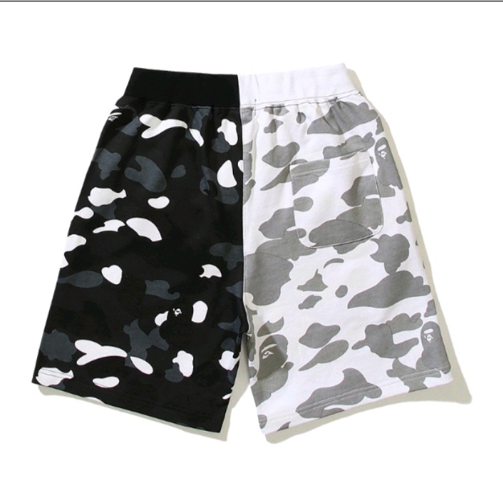 Short Bape Shark Galaxy SS22, Quần Đùi Bape Cá Ngáo, Quần Ngố Bape Cá mập chất liệu Cotton