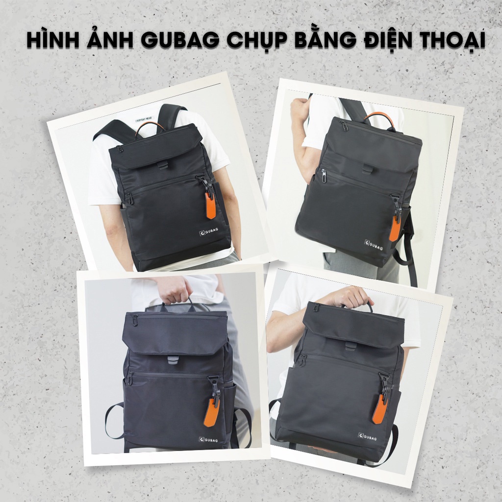 Balo thời trang GUBAG, thiết kế thanh lịch, trẻ trung, chất liệu da bền, chống nước hiệu quả