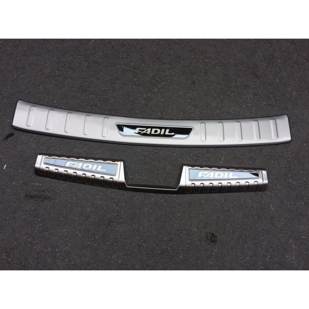 Ốp chống trầy cốp Trong, Ngoài INOX VINFAST FADIL 2019-2023 thép không gỉ bảo vệ xe chống va đập
