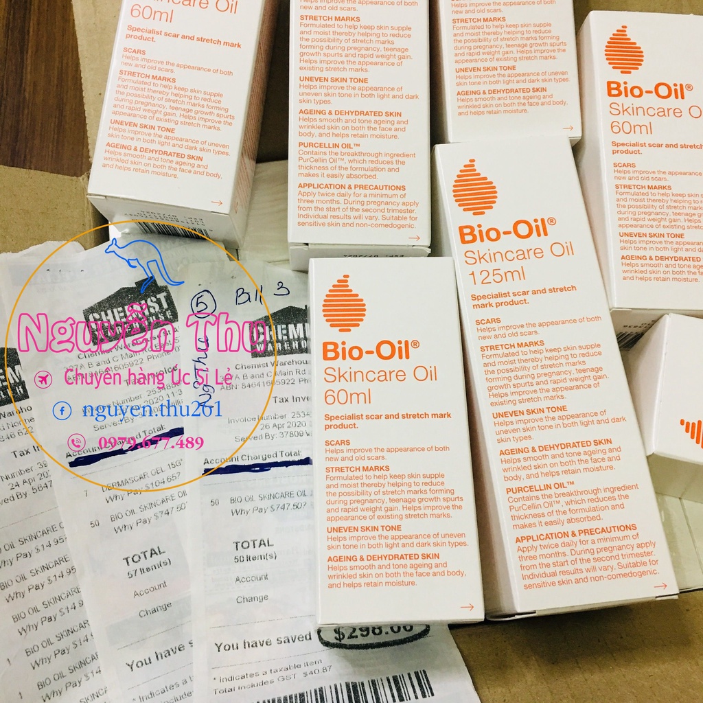 Hỗ trợ giảm rạn (dạn) bôi da bio oil 60ml,125ml úc cho bà bầu, người bị rạn do tăng cân nhanh, rạn da bio oil úc