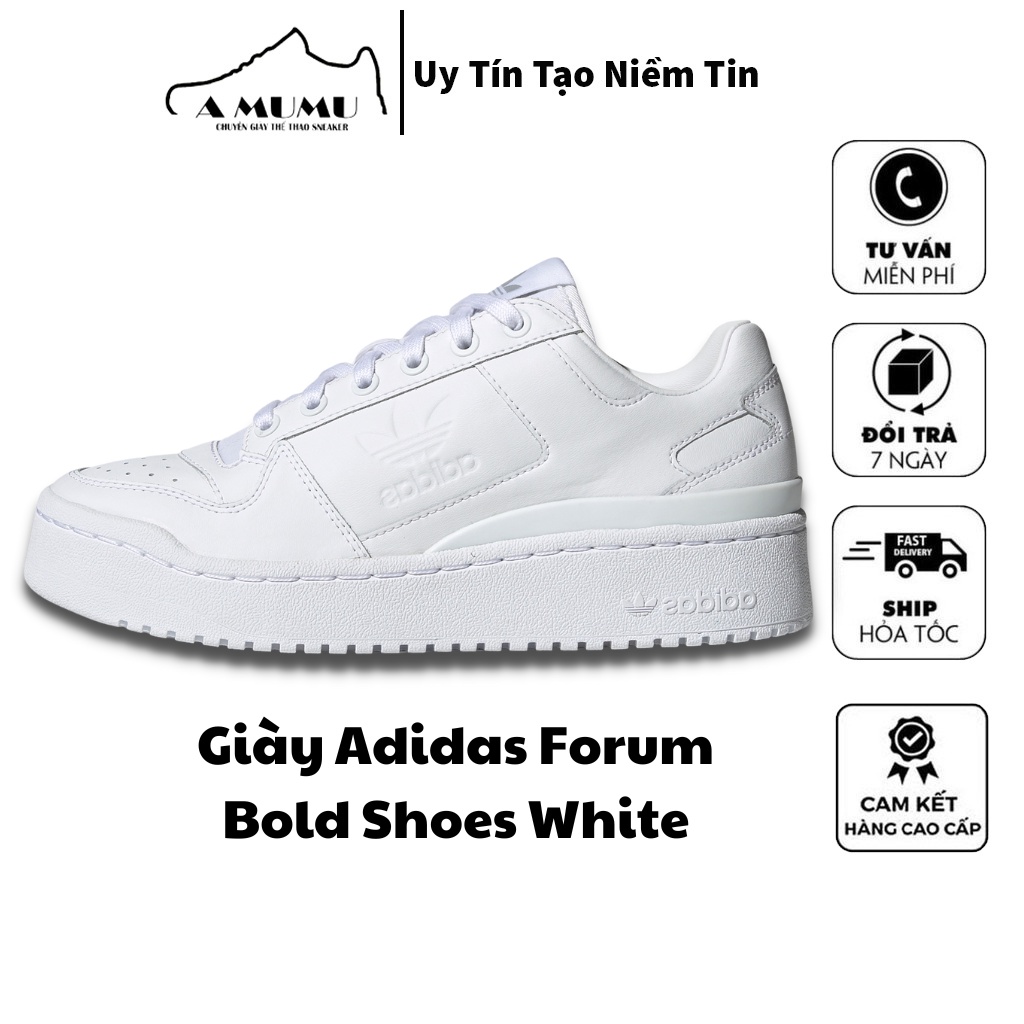 Giày thể thao adidas forum bản da màu trắng bản mới 2022 đủ size 36-43