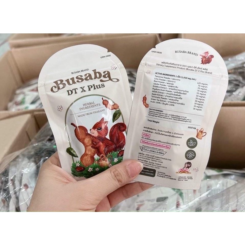 combo 3 gói busaba mẫu mới