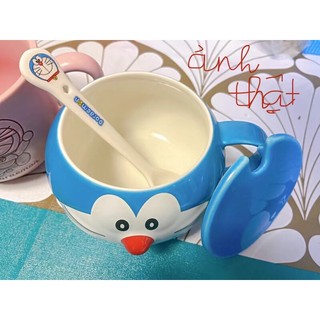 Cốc hình doreamon, cốc cafe doreamon