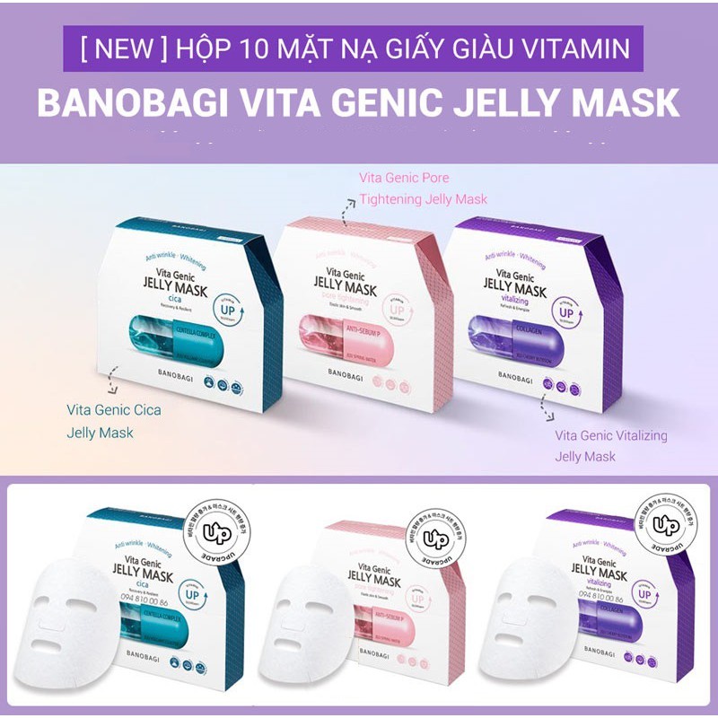 Mặt nạ dưỡng da Vita Genic Jelly Mask BANOBAGI 30ml