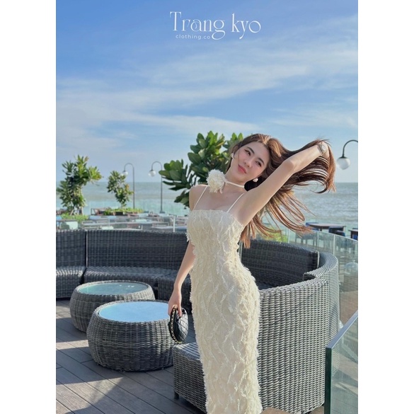 ĐẦM MIDI REN HAI DÂY