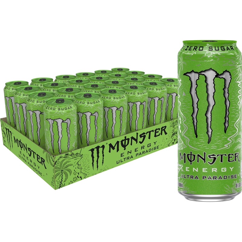 Nước tăng lực Monster Ultra Paradise thùng 24 lon 355ml