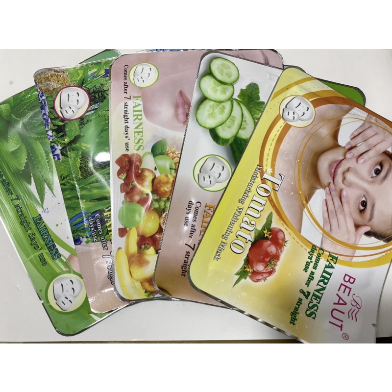 10 Mặt nạ dưỡng trắng da BEAUT 6 tinh chất