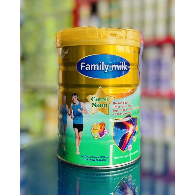 Sữa Bột Family Milk Canxi Nano (900g)