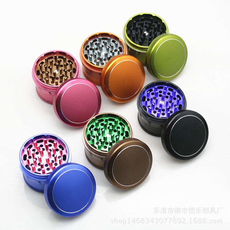 Phụ Kiện Chuyên Dụng Dành Cho H005 H005❈☇♣Bán Sỉ Máy Mài Khói 4 Lớp Bằng Hợp Kim Nhôm Đường Kính 63mm Loại Trống brea
