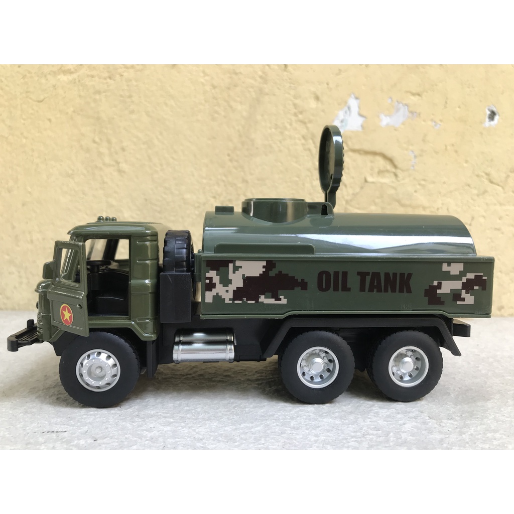 Mô hình xe Quân đội Gaz 66 Xăng dầu 1:36