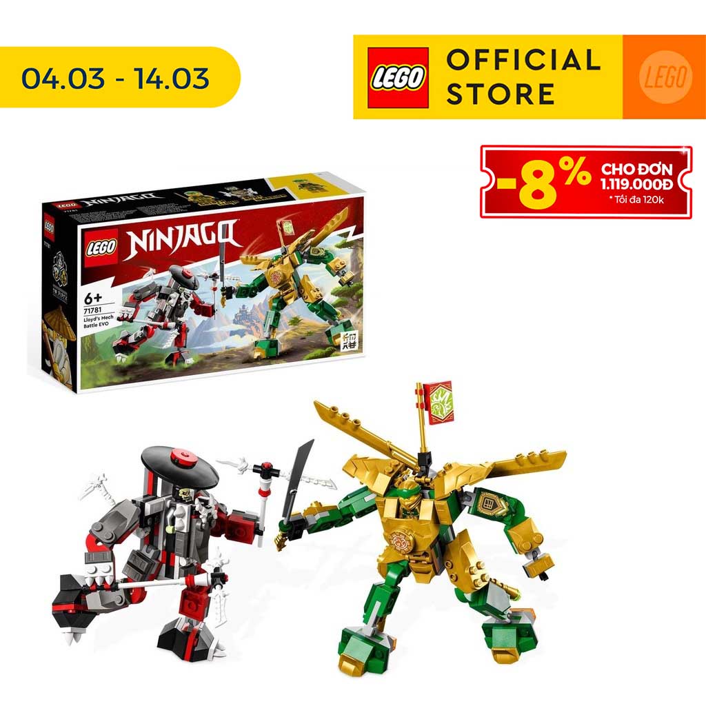  LEGO Ninjago 71781 Chiến Giáp Tiến Hóa Của Lloyd 
