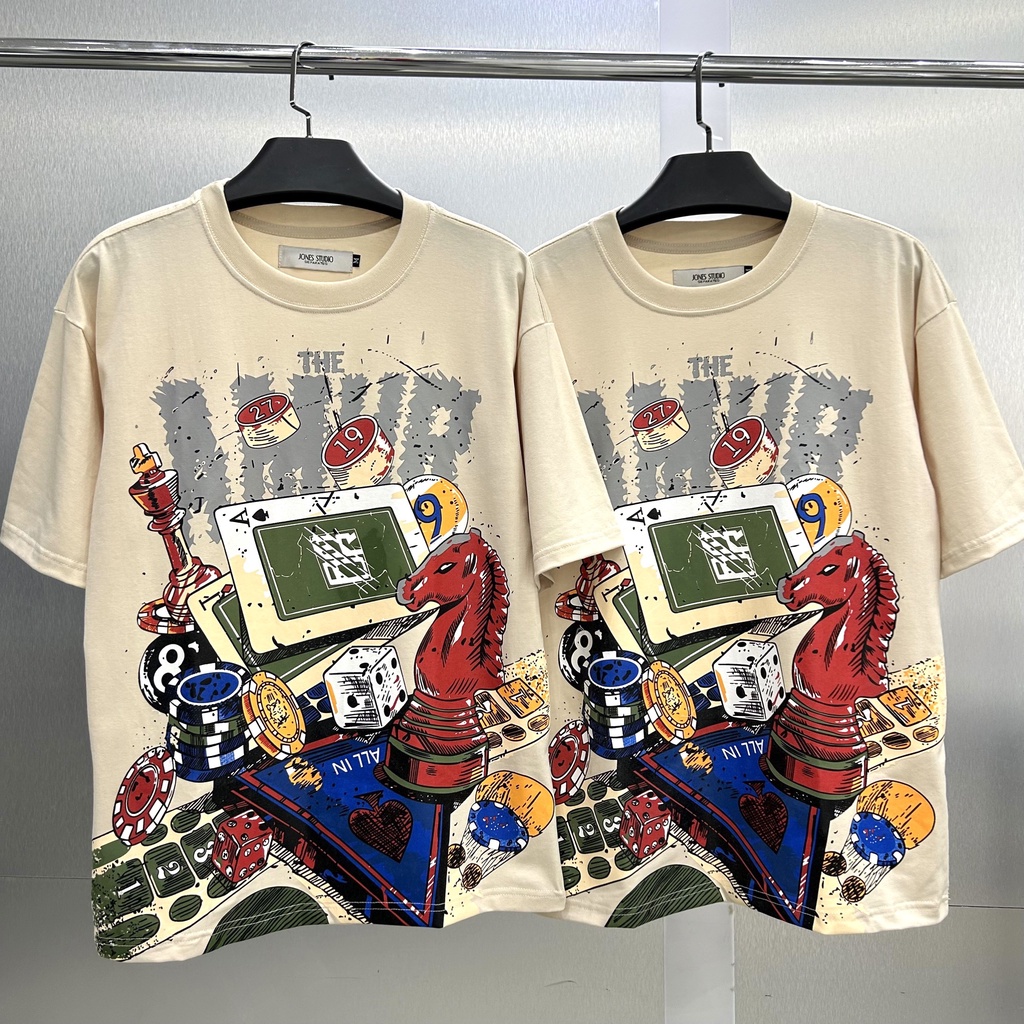 Áo thun KUN SHOP gamble tee áo thun nam nữ oversize from rộng kunshopunisex4