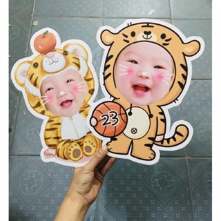 Hình chibi sinh nhật  (miễn phí thiết kế) , thiết kế chibi sinh nhật cho bé trang trí tiệc sinh nhật, chibi bé tuổi hổ