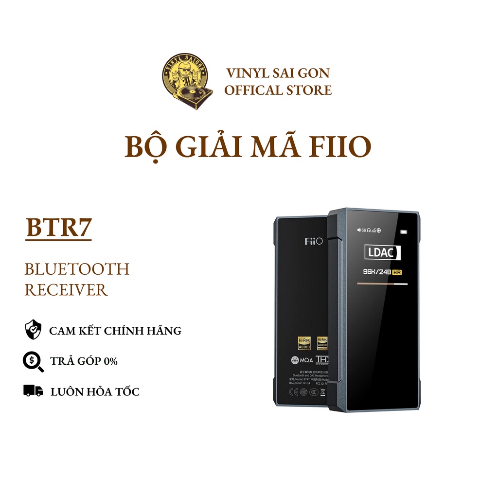 Bộ Giải Mã Dac/Amp FiiO BTR7 - Bảo Hành Chính Hãng 12 Tháng