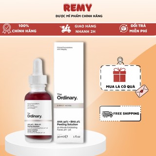 Tẩy da chết hoá học The Ordinary AHA 30% + BHA 2% ,The Ordinary Peeling Solution