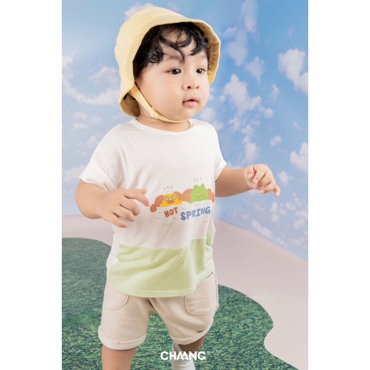 Chaang áo phông cotton cộc tay cho bé trai SS23