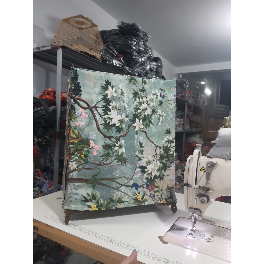 Áo lồng chim gấm lồng chim chào mào chất lượng cao, áo vải gấm dày dặn có nhiều mẫu