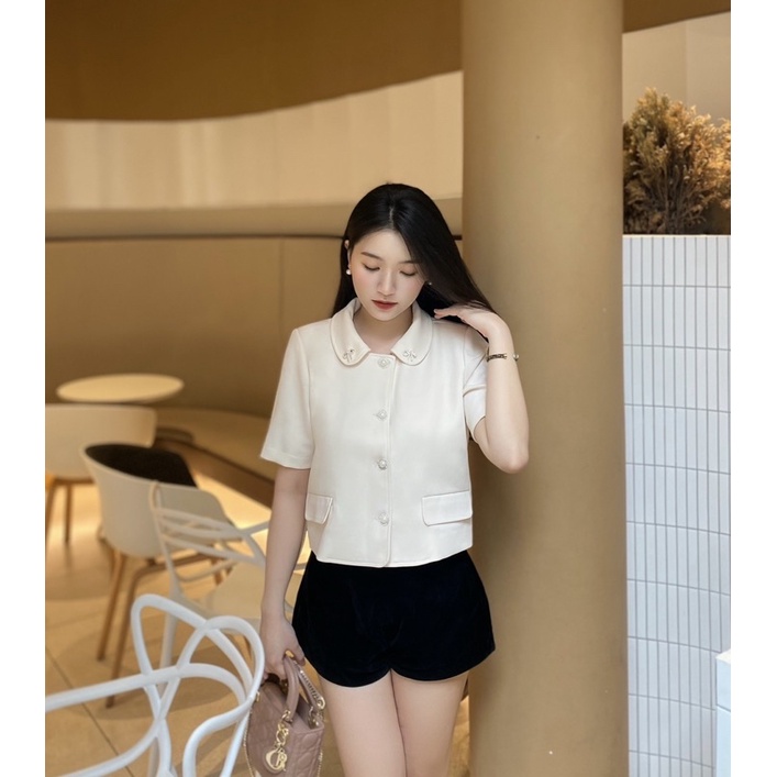 Clara Top - Áo thiết kế DTM kèm nơ | BigBuy360 - bigbuy360.vn