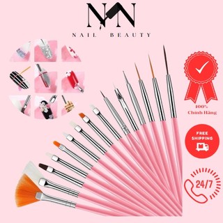 Cọ vẽ nét , kẻ thẳng lông mềm vẽ móng siêu mảnh nét nhỏ, cọ nét 1.2.3