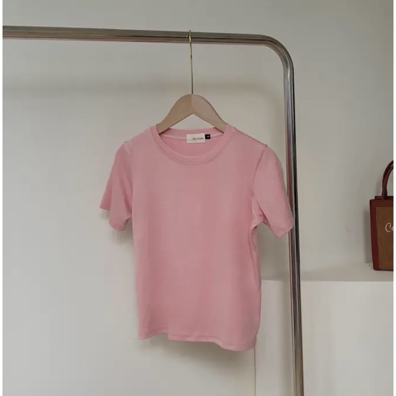 Áo thun cổ tròn nữ dáng ngắn, chất phông zip co giãn thấm hút mồ hôi