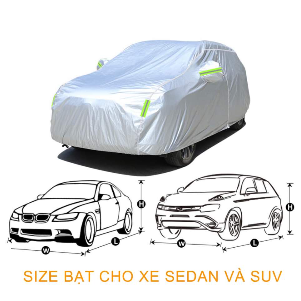 Bạt Phủ Xe Ô Tô Toyota Veloz Chất Liệu Vải Dù Oxford Cao Cấp Chống Nắng Nóng, Mưa Gió, Bụi Bẩn Bảo Vệ Xe