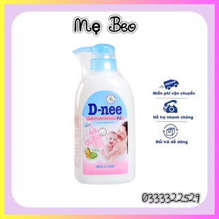 (Tem Đại Thịnh) Nước rửa bình sữa, dụng cụ và rau quả  Dnee chai 500ml