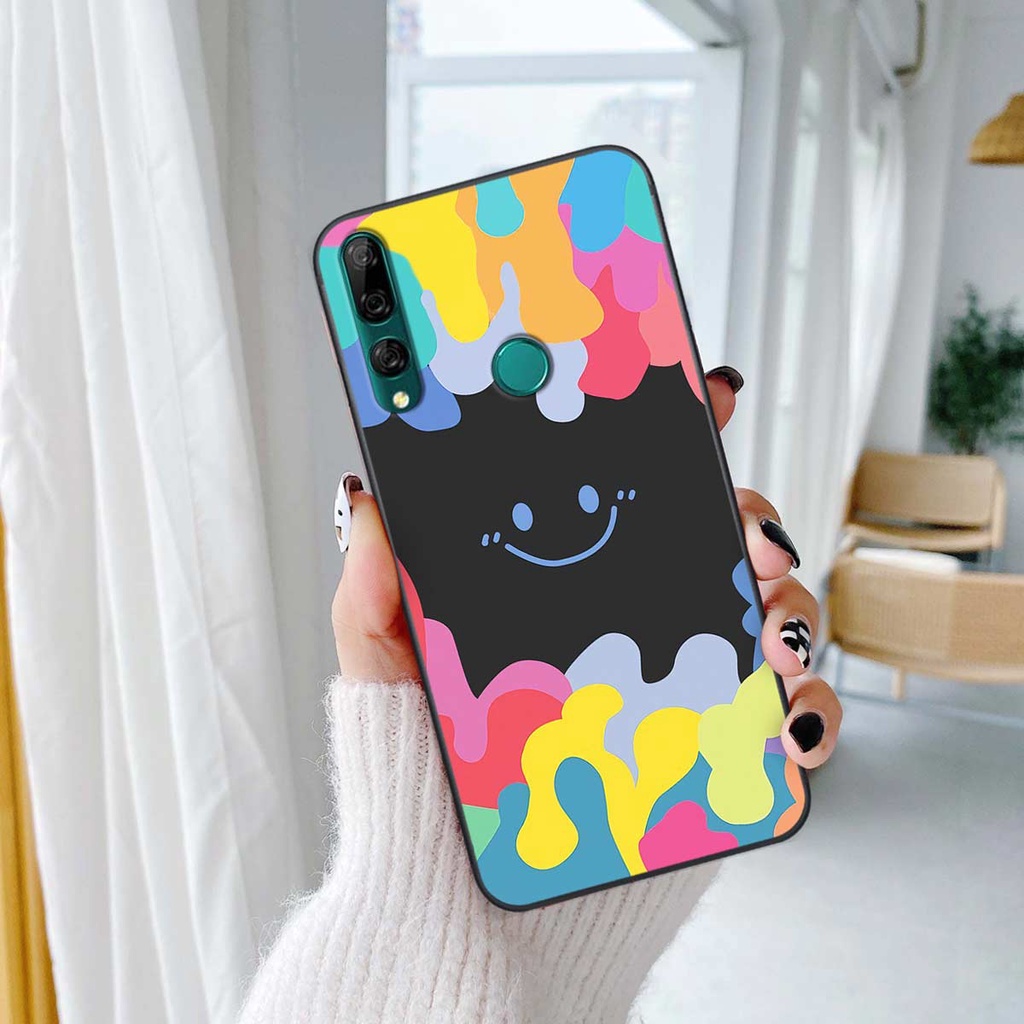 Ốp lưng Huawei Y9 2019 / Y9 Prime 2019 hình gấu bearbrick, smile thời trang, ốp lưng rẻ bền đẹp