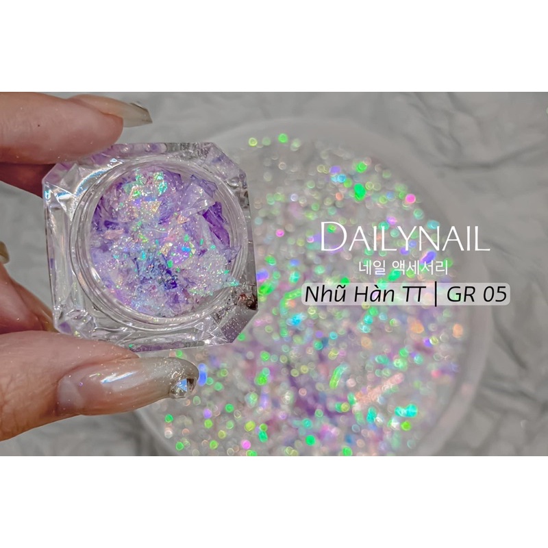 Nhũ kim cương mix