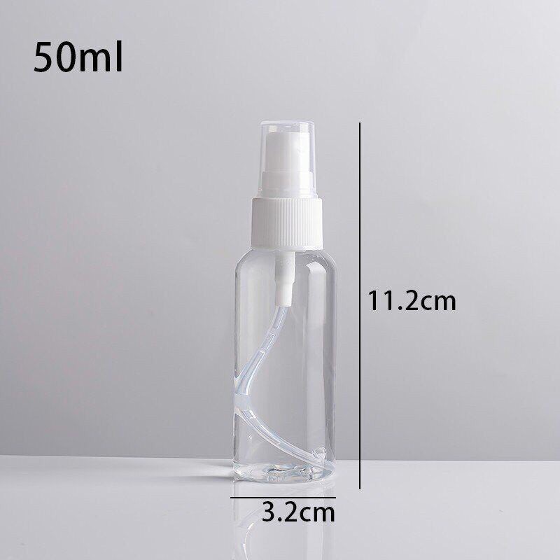 Chai xịt phun sương 50ml /100ml - chai lọ nhựa chiết mỹ phẩm du lịch 88069 SIÊU THỊ 24/7