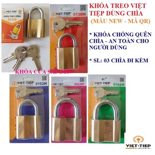 [Hỏa tốc HCM] Khoá Treo Đồng Việt Tiệp dùng chìa 3P 4P 5P 6P 7P chính HÃNG 100% - Mẫu New