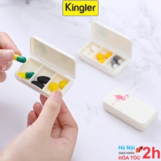 Hộp Mini - Kingler, Chia Thuốc Nhỏ Gọn, Mang Theo Túi Quần Và Túi Xách, Tiện Dụng, Nhựa An Toàn Môi Trường - 7122