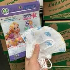 THÙNG 100 CHIẾC KHẨU TRANG 5D MASK THỊNH PHÁT CHO BÉ