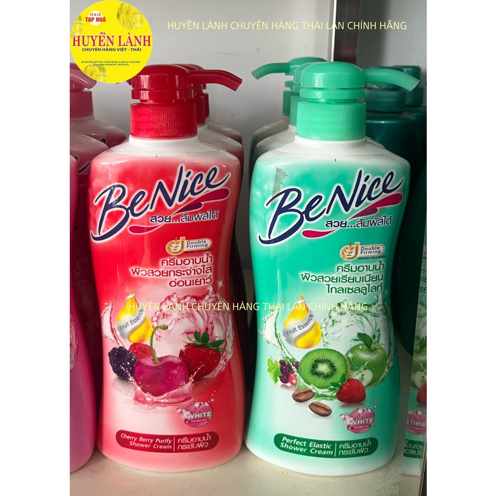 Sữa tắm BeNice hương trái cây chính hãng Thái Lan 450ml