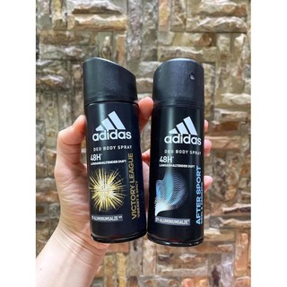 Adidas xịt thơm body nam giới & khử mùi trong 48h.