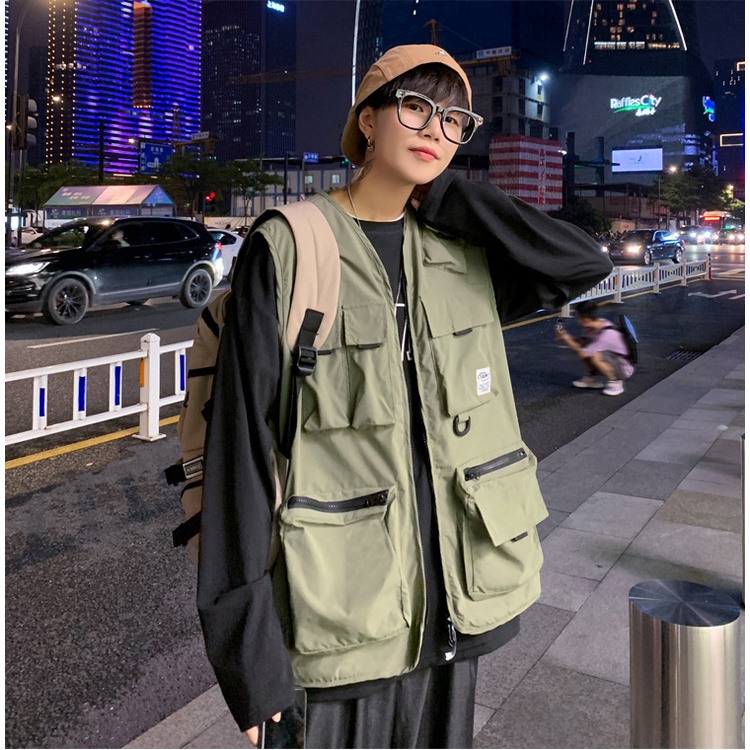 Áo Khoác Gile Cho Nam Kiểu Dáng Hàn Quốc Trẻ Trung Năng Động