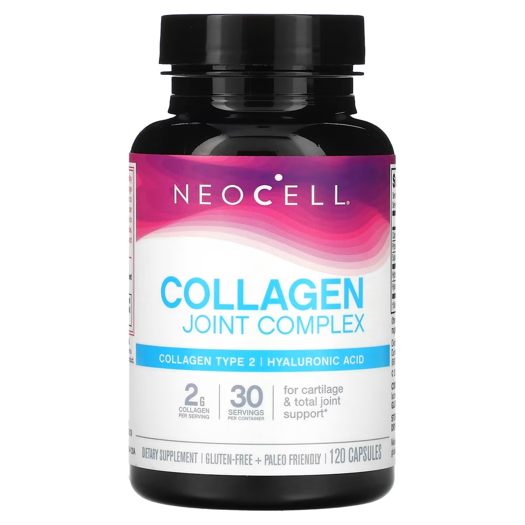 Viên Uống Giảm Đau Nhức, Tăng Đàn Hồi Và Tái Tạo Sụn Khớp Collagen Neocell type 2 Không Biến Tính 120 viên