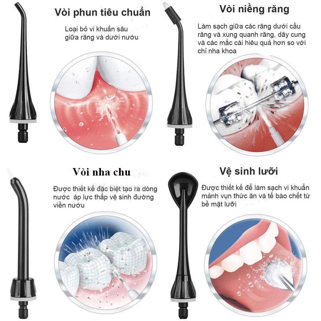 Đầu vòi thay thế máy tăm nước Fairywill FW5020E