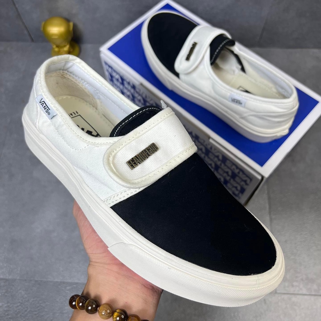 Giày vans fear of gof fog slipon lót da , vans fog BẢN MỚI NHẤT 2022