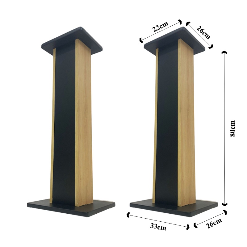 Chân Đế Để Loa Bằng Gỗ Cao 80cm