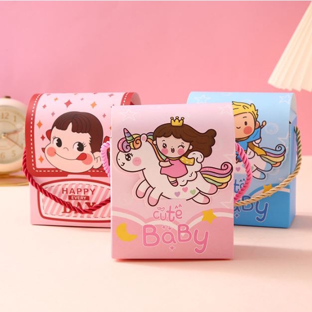 Hộp Quà Đựng Quà Sinh Nhật Cho Bé Mr Wild Girl/Boy Happy Birthday Khủng Long ( Túi Quà Có Quai) HY-DK-0705