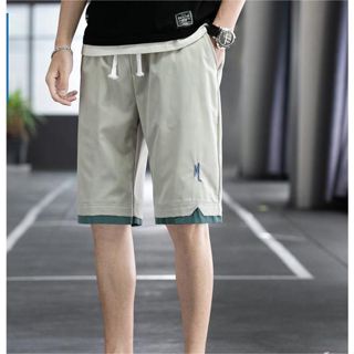 Kyushuadid | Quần Short Lưng Thun Ống Rộng Thêu Ren Nhiều Màu Sắc Thời Trang Mùa Hè Cho Nam