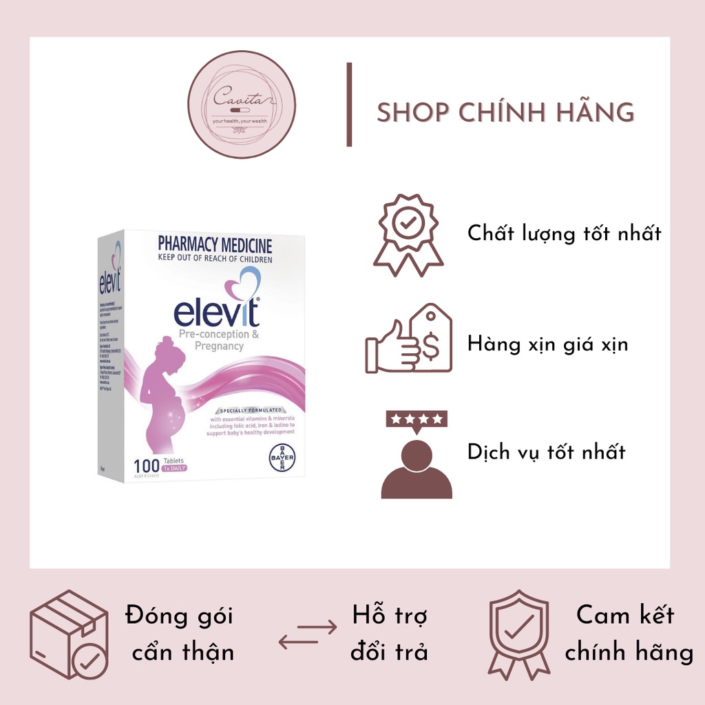 Vitamin tổng hợp bầu [Mẫu mới - có bill]
