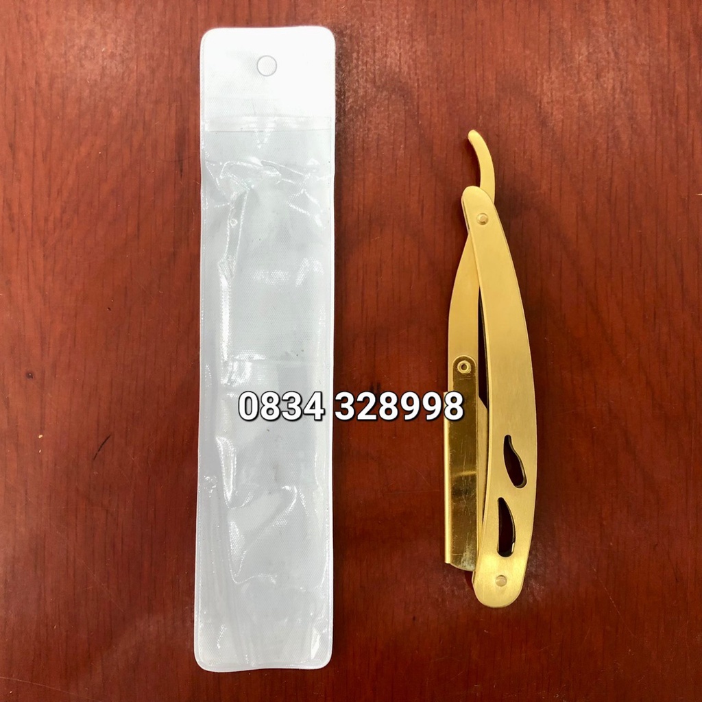 Cán dao cạo inox vàng