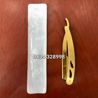 Cán dao cạo inox vàng