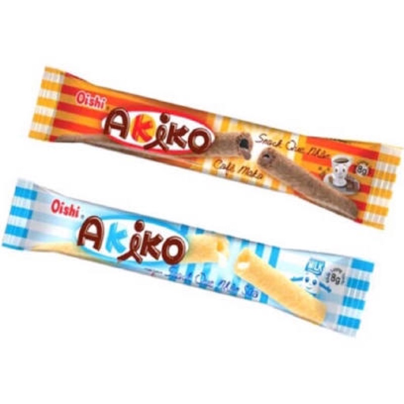 Snack Que Oishi AKIKO Có Nhân - Snack Oishi Đủ vị 140gr 20 que